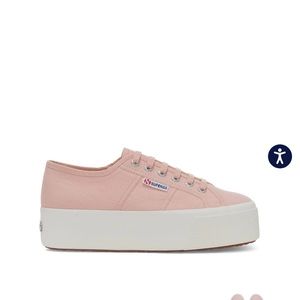 ‼️FINAL SALE‼️Superga light pink platform sneakers ✨